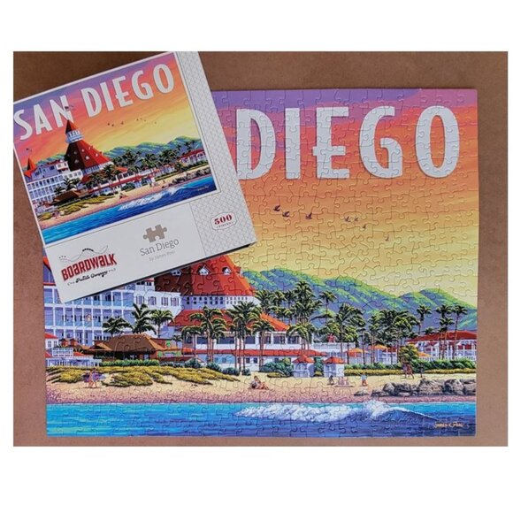 Boardwalk SAN DIEGO California Puzzle 500 pieces - Picture 6 of 9
